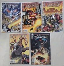 Transformers Maximum Dinobots #1-5 (IDW 2008)  Complete Mini-series picture