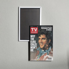 TV Guide 01-05-1985 - Why the Elvis Craze Won't Die Fridge Magnet picture
