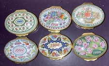 Auction 1 Box 1989 1991 1992  A Year to remember Halcyon Days Enamel picture