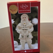 Lenox Santa Claus Christmas Figurine, Joyful Holiday, Ceramic, 2016, 7.25in picture