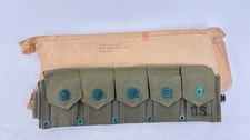 ORIGINAL NOS M1923 M1 Garand Cartridge Belt in Package - E.M. FABRIC CO. 1951 picture