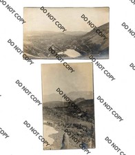 LOT OF (2) c1910 BIRDS EYE VIEW OF ALTA UTAH UT SALT LAKE COUNTY MINING RPPC picture