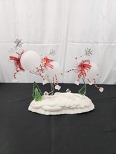 RARE Department 56 Time To Celebrate Up Up And Away Lighted Three Reindeer Works picture