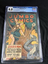 Jumbo Comics #120 CGC 4.0 CTOWP Golden Age Fiction House 1949 picture