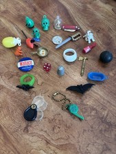 Lot of 24 Vintage Vending Machine Charms Toys Prizes Cracker Jack Toys Asst. picture