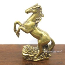 Brass Horse Figurine Statue House Office Table Decoration Animal Figurines picture