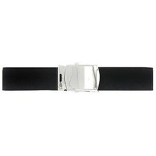 Navy Black Belt and Buckle Cotton Silver Mirror Buckle Tip Female 39