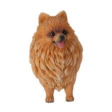 Lifelike Adorable Pet Pal Pomeranian Puppy Dog Standing Figurine picture