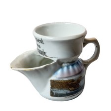 Ilfracombe - Hillsborough ENGLAND Souvenir PORCELAIN SHAVING SCUTTLE MUG picture