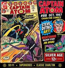 Captain Atom #88 Oct 1967 Charlton Silver Age Steve Ditko Nightshade Aparo picture