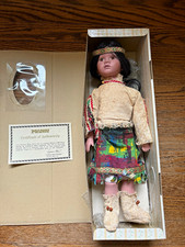 Seymour Mann Connoisseur Collection Native American Doll w/ COA picture