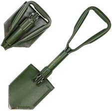 German Military Issue Tri-fold Shovel Entrenching Tool Steel Construction picture