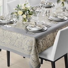 Vintage Floral Jacquard Tablecloth|40467 picture