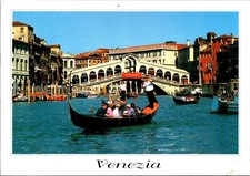 Venezia Venice Italy Posted Postcard Lithograph Art Card picture