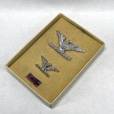 Vintage Hilborn Hamburger Sterling Silver Colonel Rank Insignia Pin Set picture