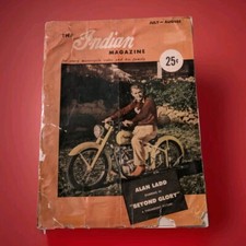 1948 The Indian Motorcycle Magazine Vol #1 Issue #1 Ladd Cycle Movie Cover Rare picture