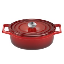 Dutch Oven, 4.5 Quart Cast Iron Dutch Oven, Enamelled Dutch Oven Pot with Lid, picture