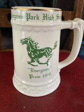Evergreen Park High School Prom “Evergreen” 1978 Mug Made By Hardings Chicago picture
