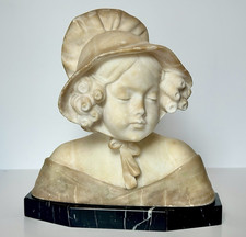 Goldscheider Vienna Alabaster Bust, Girl c.1907, Model 3542, Attr. Lavergne picture