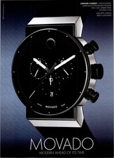 2012 • MOVADO Watch Print Ad • Fashion 2000s Style GA.30 picture