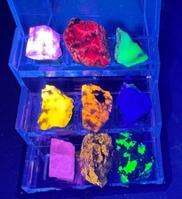 World's BEST Ultraviolet  Fluorescent Mineral Collection picture