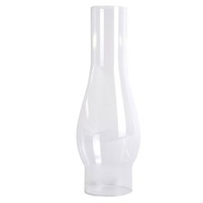 Clear Glass Lamp Chimney, Replacement Hurricane Globe 2 5/8 