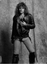 1980s Signer Jon Bon Jovi Classic Retro Celebrity Photo Poster 11x14 picture