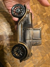 Vintage Banthrico 1926 PONTIAC Coin Bank Car Metal - Chicago USA -South Suburban picture