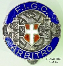 FEDERAZIONE ITALIANA GIUOCO CALCIO ARBITRO 1922.1943 DIST ARGENTO REGNO D’ITALIA picture