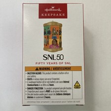2025 Hallmark Fifty Years of SNL Magic/Sound Keepsake Christmas Ornament NEW picture