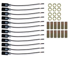 12 Pack Candelabra Bulb Sockets, E12 Lamp Holder Light Socket, 6