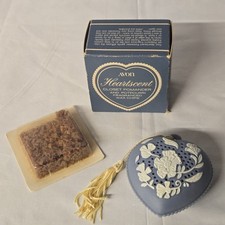 Vintage Avon Heart Closet Pomander Potpourri Scent Wax Hanging Sachet E20 picture
