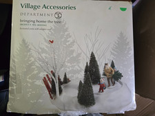 Village Accessories Bringing Home The Tree - Department 56 picture