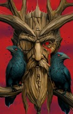 Odin #1 Sheldon Bueckert Red Variant Cover (B) Mad Cave Studios LTD 500 picture
