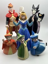 Vintage Rare Disney’s Sleeping Beauty Schmid Ceramic Figurines 1988 picture