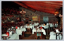 Manahawkin NJ Clayton's Log Cabin Route 72 Garden State Parkway 1963 Postcard picture