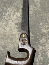 Antique Henry Disston Keyhole Saw Wood Handle Rare Saw Vintage Tool Collecting picture