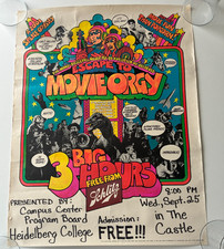 Vintage Poster 1974 Schlitz Beer Heidelberg University Tiffin Ohio Movie Night picture