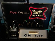 Miller High Life Bouncing Ball motion beer sign replacement reel scroll artwork picture