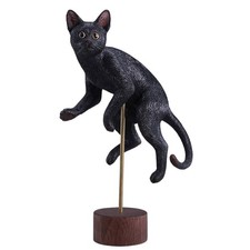 HIPLAY JXK Swimming Pose Cat Static Expertly Hand-Painted 1/6  Animal Figurine picture
