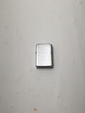 Vintage 1964 Zippo Lighter Brushed Chrome Standard Size Made in USA Bradford PA picture