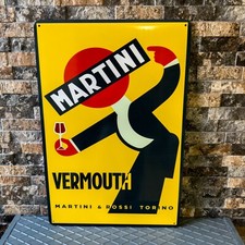 Martini Vermouth Vintage Italian  Heavy Metal Sign - 24