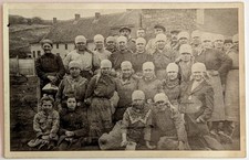 ​​​Antique RPPC Photo Northern France Peasant Women Sugar Beet Harvest Workwear  picture