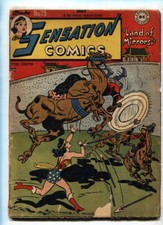 Sensation Comics #79 Wonder Woman 1948 DC Golden Age comic book picture