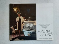 1960 Chrysler Imperial Crown Le Baron Sedan Dealer Brochure Book 8.5