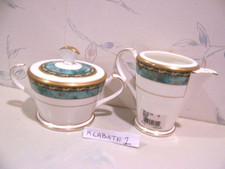 NEW Noritake WOODLAWN Sugar Bowl & CREAMER SET - NEW IN BOX picture