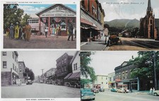 4 N.Y. Postcards - PORT JERVIS JOYLAND PARK / MATTEAWAN / NARROWSBURG / RIPLEY picture