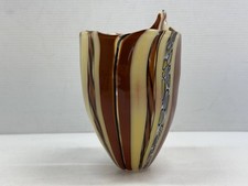 One Signed AMORE FIORE QUADRO SCONCE Mouth-blown by Eros Raffael in Venice Italy picture