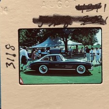Vintage 1971 35mm Slide Classic Mercedes-Benz 300 SL Gullwing Car Show Event picture