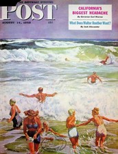 Original 1948 Vintage print: Post Magazine Cover 